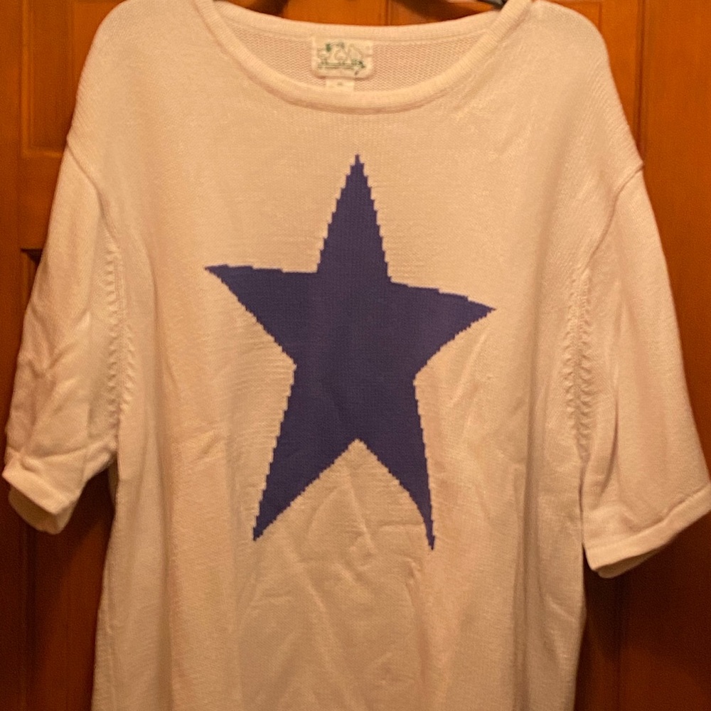 Quacker Factory Star Sweater 3X
